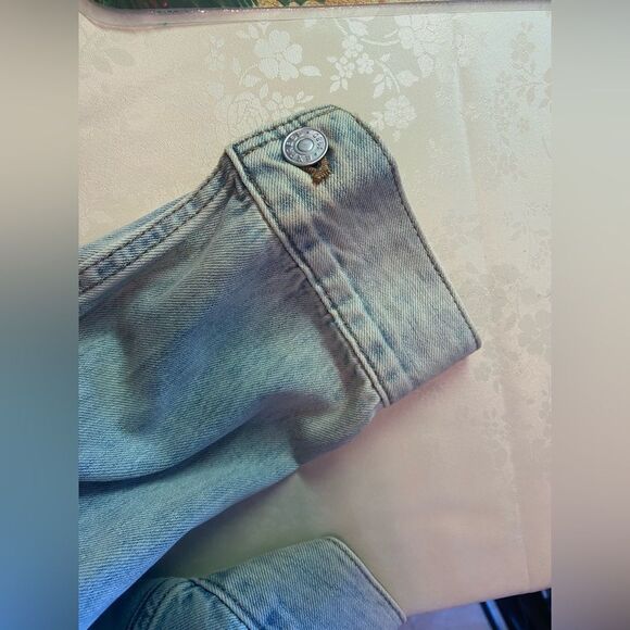 Express light blue denim jacket size M/L - Picture 4 of 15